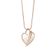 COLLANA CON CIONDOLO DI CUORE SMALTATO - SW20904624B25