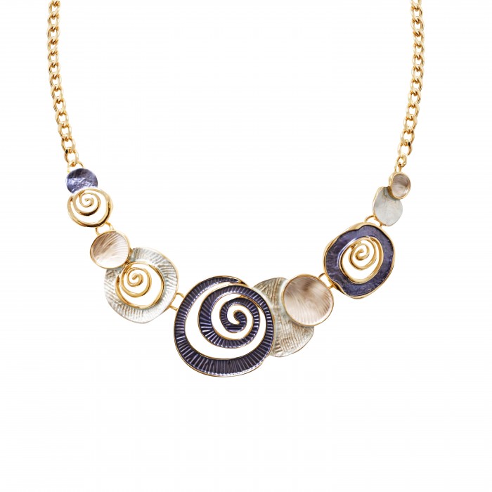 COLLANA CON SPIRALE SMALTATA - SW23864F96