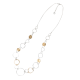 COLLANA LUNGA CATENA A CERCHI E CUORI - SW241088A594