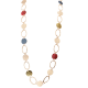 COLLANA LUNGA A CATENA CON DISCHI SMALTATI - SW24124A701