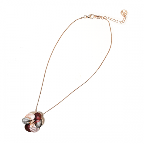 COLLANA CON CIONDOLO FIORE SMALTATO - SW2484A793