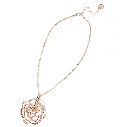 COLLANA CON CIONDOLO FIORE SMALTATO - SW2488A799