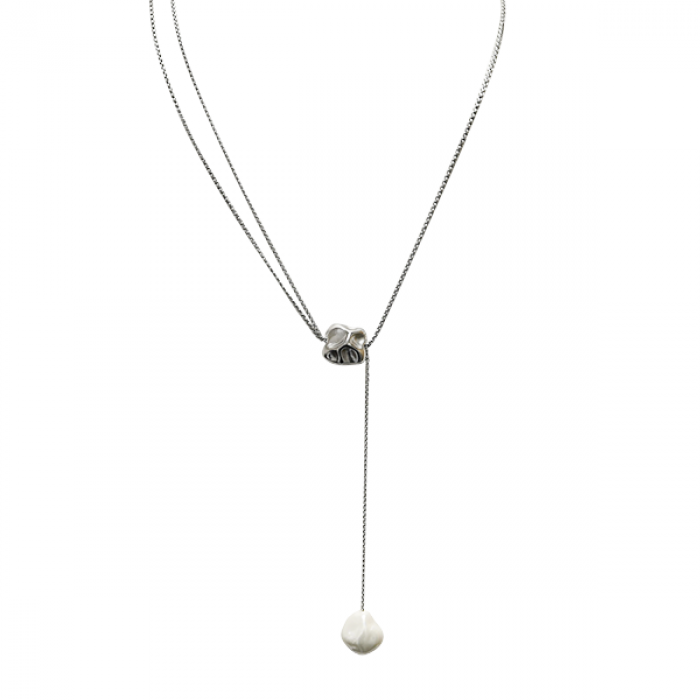 COLLANA SALISCENDI CON PERLA - XX25012025C13