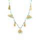 COLLANA CON 3 FIORI  -  YN22135D519