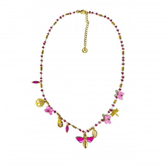 COLLANA DI FIORI D'API - YNK231344E301 ORO