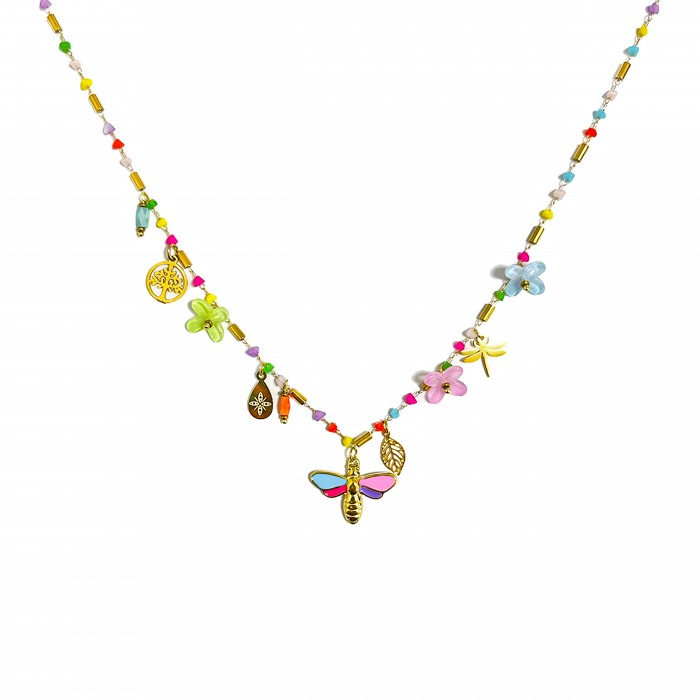 COLLANA DI FIORI D'API - YNK231344E301 ORO