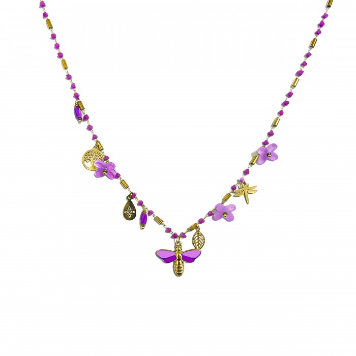 COLLANA DI FIORI D'API - YNK231344E301 ORO