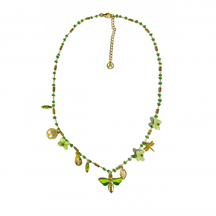 COLLANA DI FIORI D'API - YNK231344E301 ORO