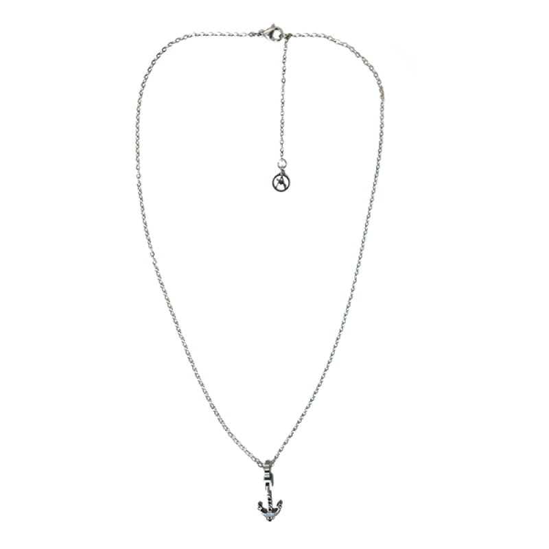 COLLANA UOMO CON CIONDOLO ANCORA CON ZIRCONIA - RD2396E193