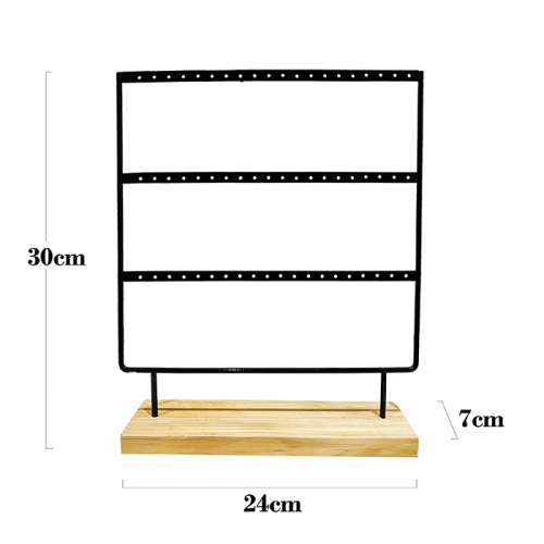 ESPOSITORE PORTA ORECCHINI A TRE FILE GRANDE - ESPP4B