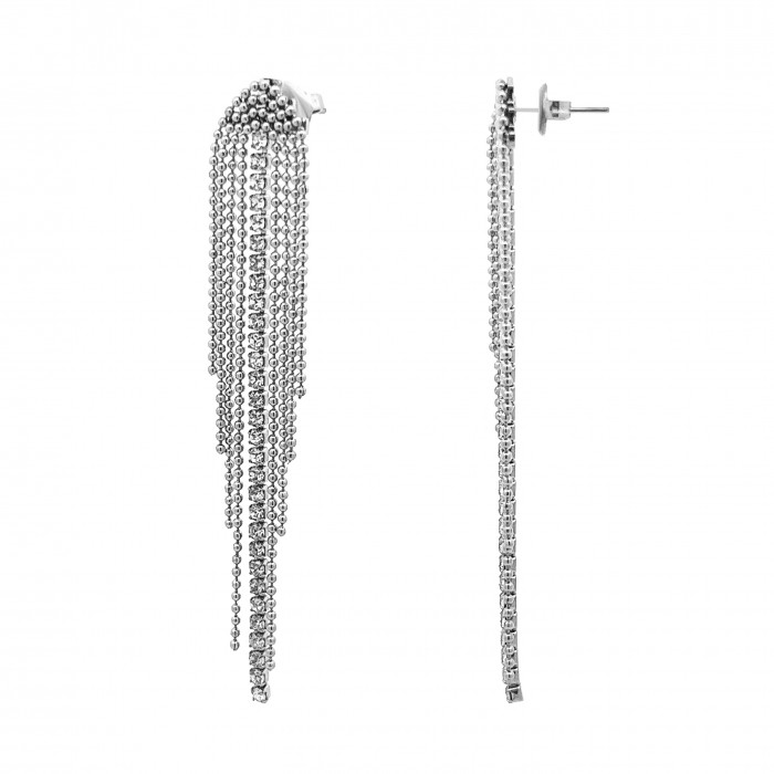 ORECCHINI PENDENTI CON STRASS - GD23179E836