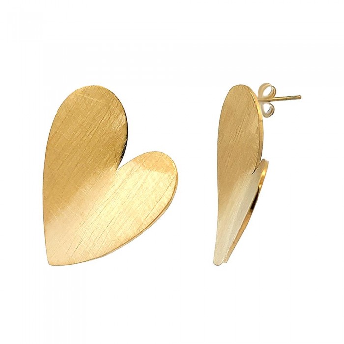 ORECCHINI A CUORE RIGATI - WF2468A322