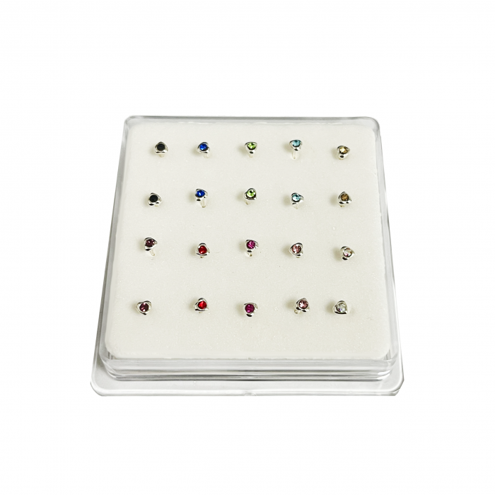 SET DI 20 PIERCING PER NASO CON CUORE - 6621124081368