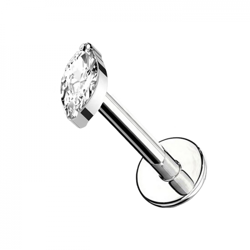 PIERCING LABRET A GOCCIA ZIRCONIA - JQ400L089